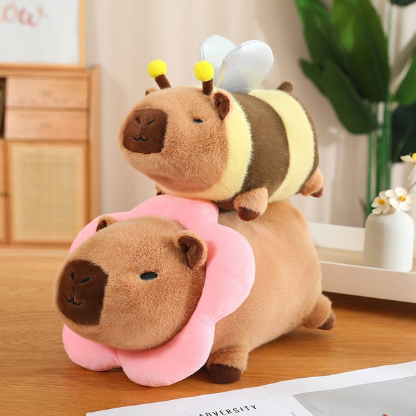 Bee Toast Transformation Lying Capabala Plush Doll Toast Capybara