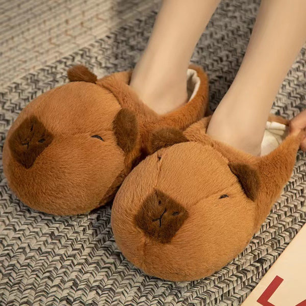 Capybara Bear Slippers