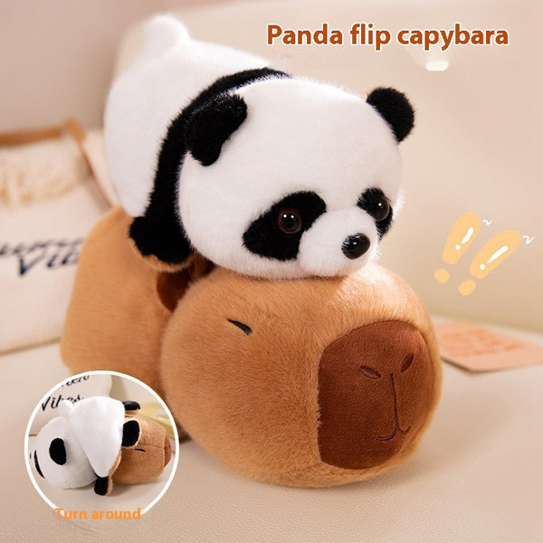 Funny Lesser Panda Doll Transformation Capybara Plush Toy